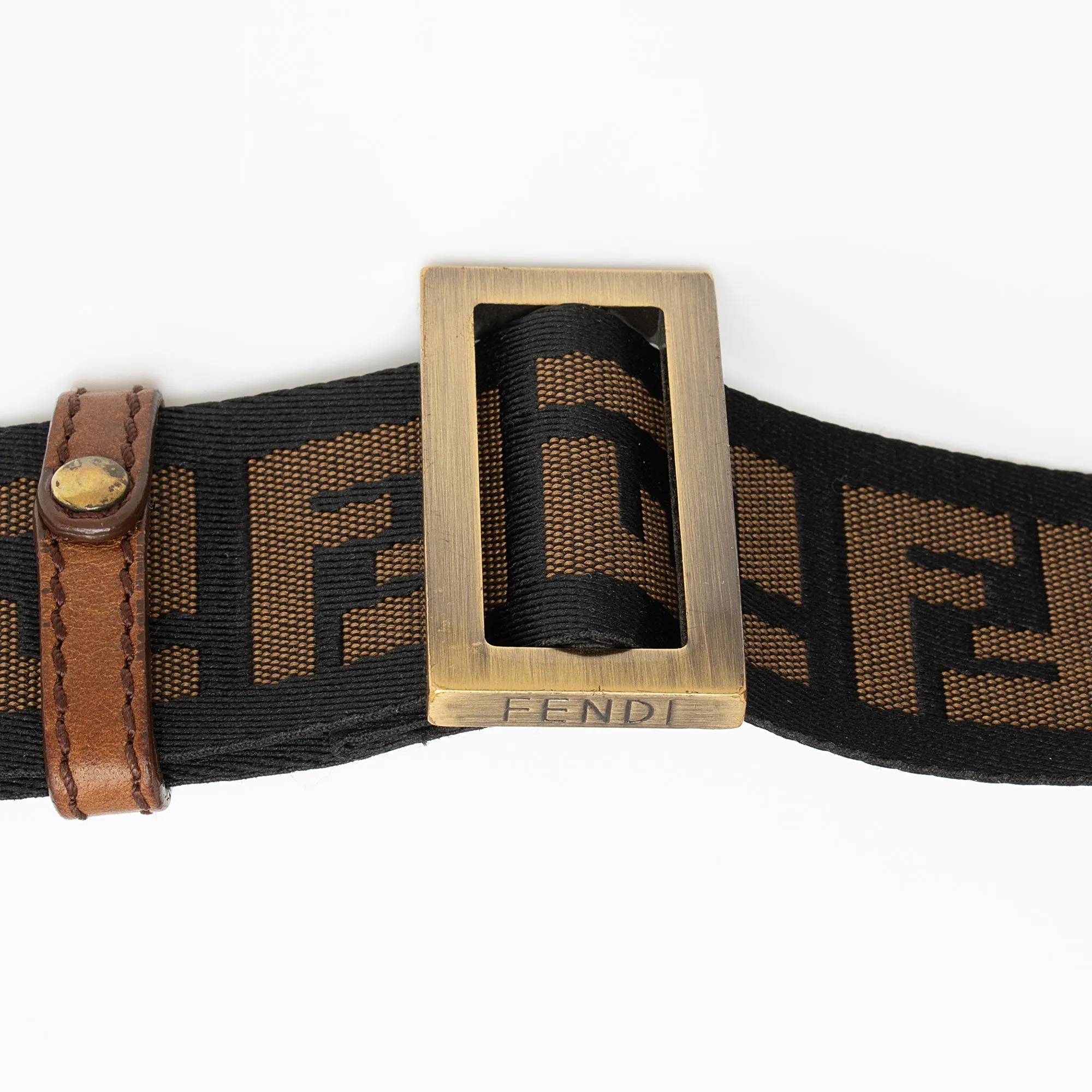 Fendi Zucca Canvas Zip Messenger (SHF-atYduB)