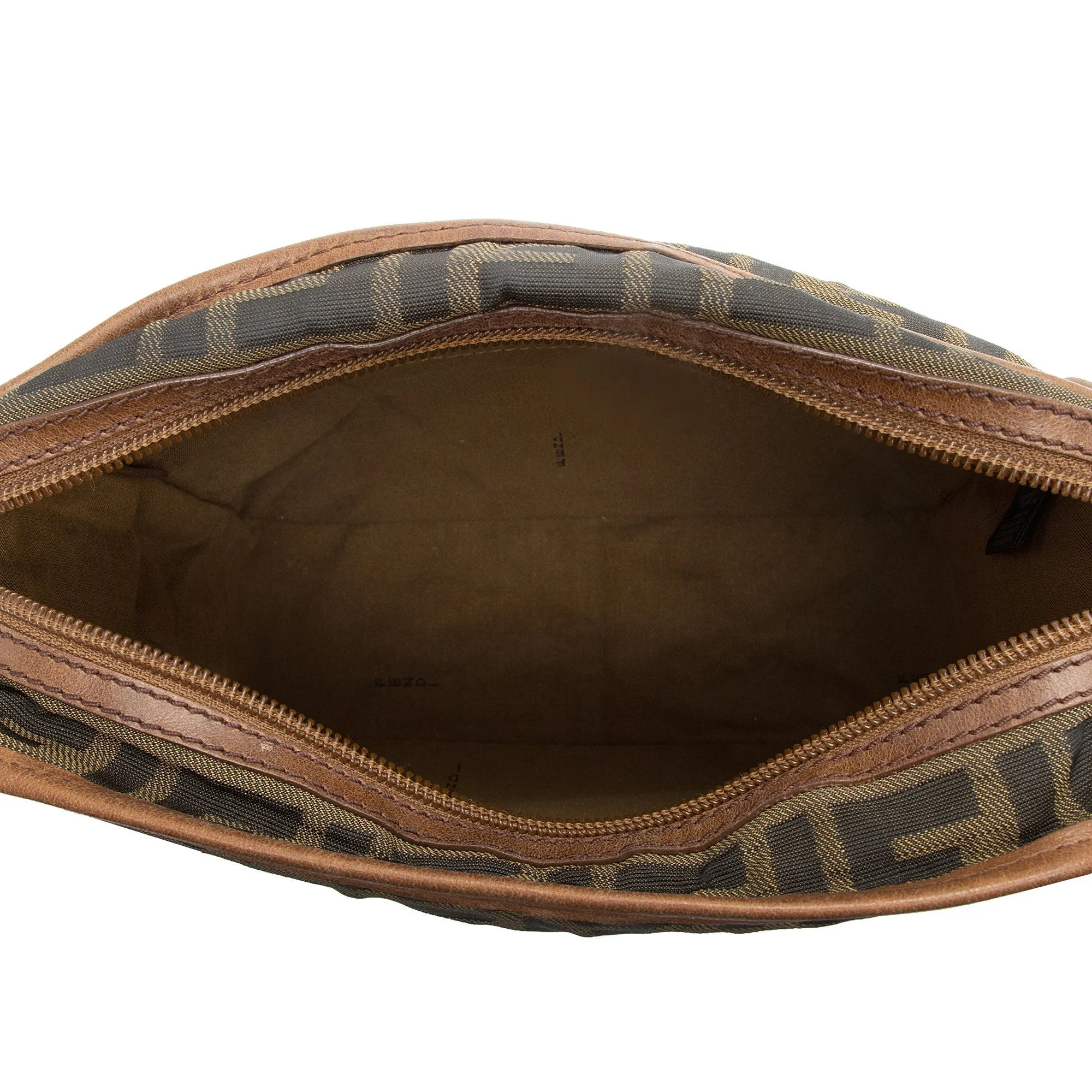 Fendi Zucca Canvas Zip Messenger (SHF-atYduB)
