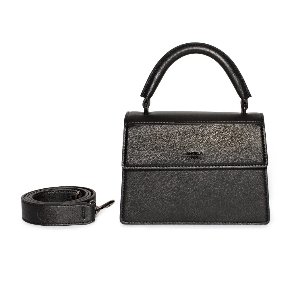 Hamilton Satchel Micro with Signet in Black