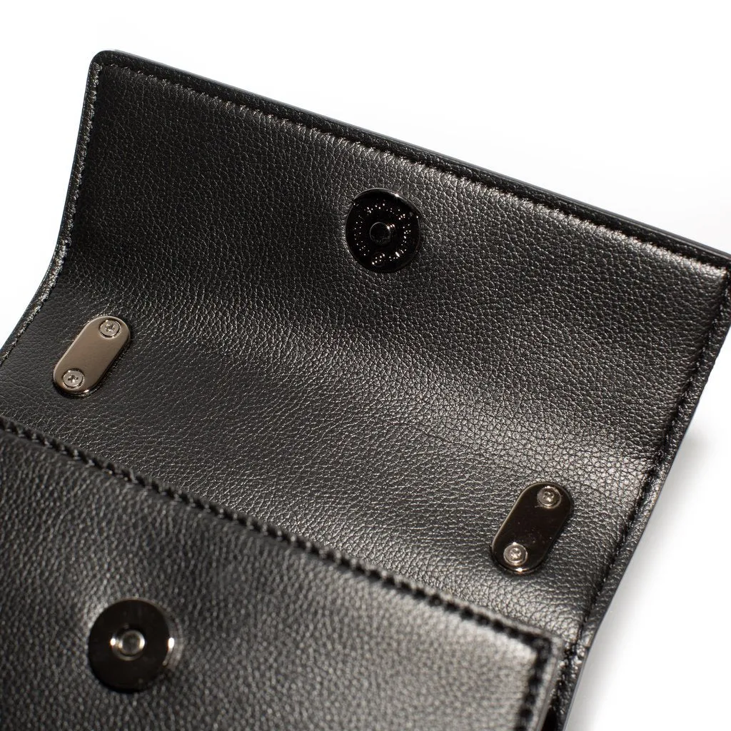 Hamilton Satchel Micro with Signet in Black