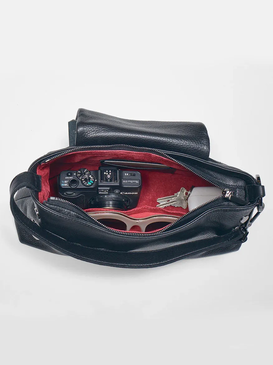 Hammitt Los Angeles VIP Satchel in Black/Gunmetal
