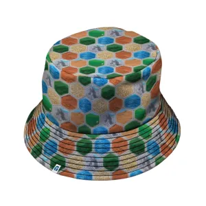 Hexagon Tile Board Game Bucket Hat