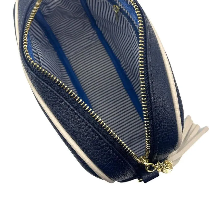 Jenny Cross Body Bag | Navy Tan
