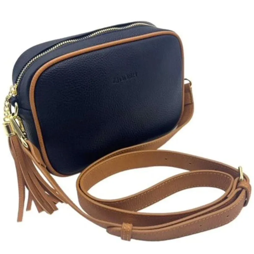 Jenny Cross Body Bag | Navy Tan