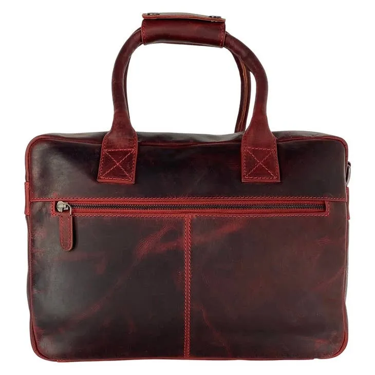 Larry Men's Supple Cowhide Leather Large Western Bag