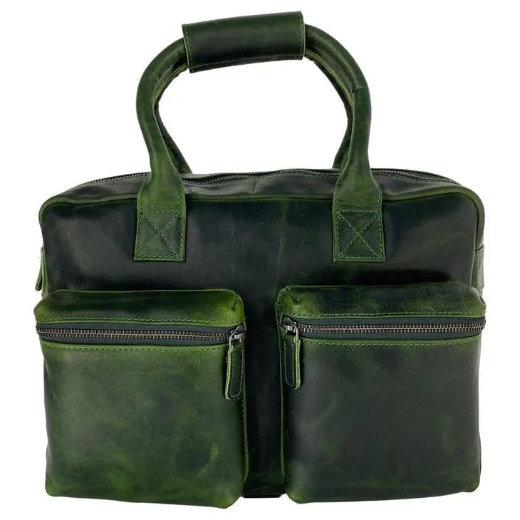 Larry Men's Supple Cowhide Leather Large Western Bag