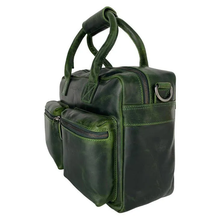 Larry Men's Supple Cowhide Leather Large Western Bag