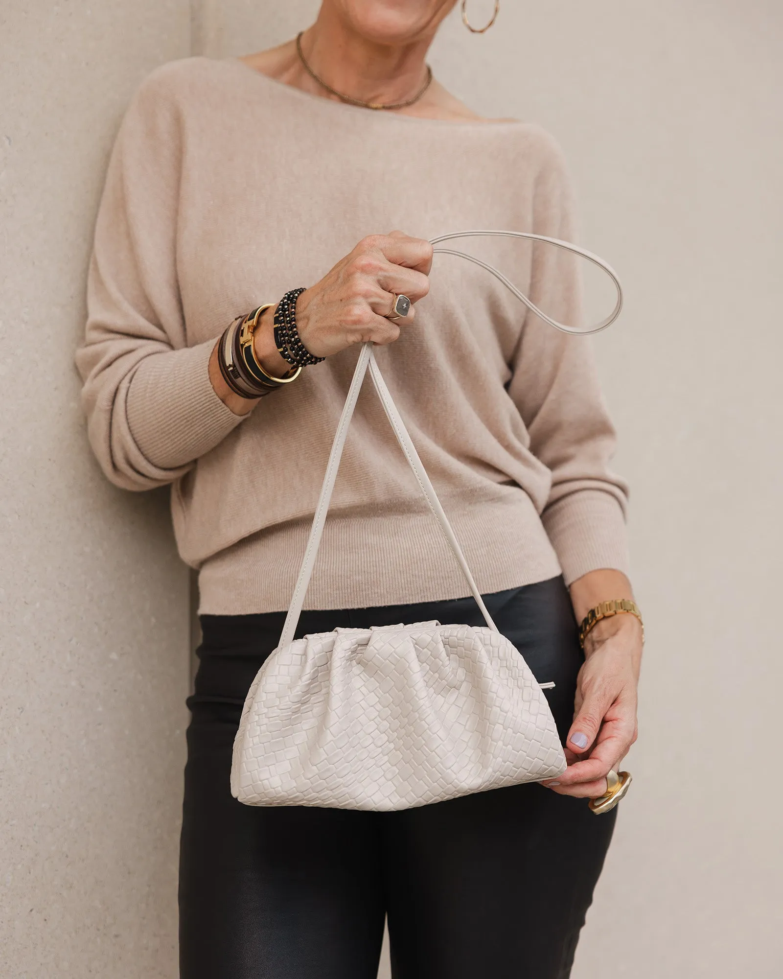 Macy Woven Clutch