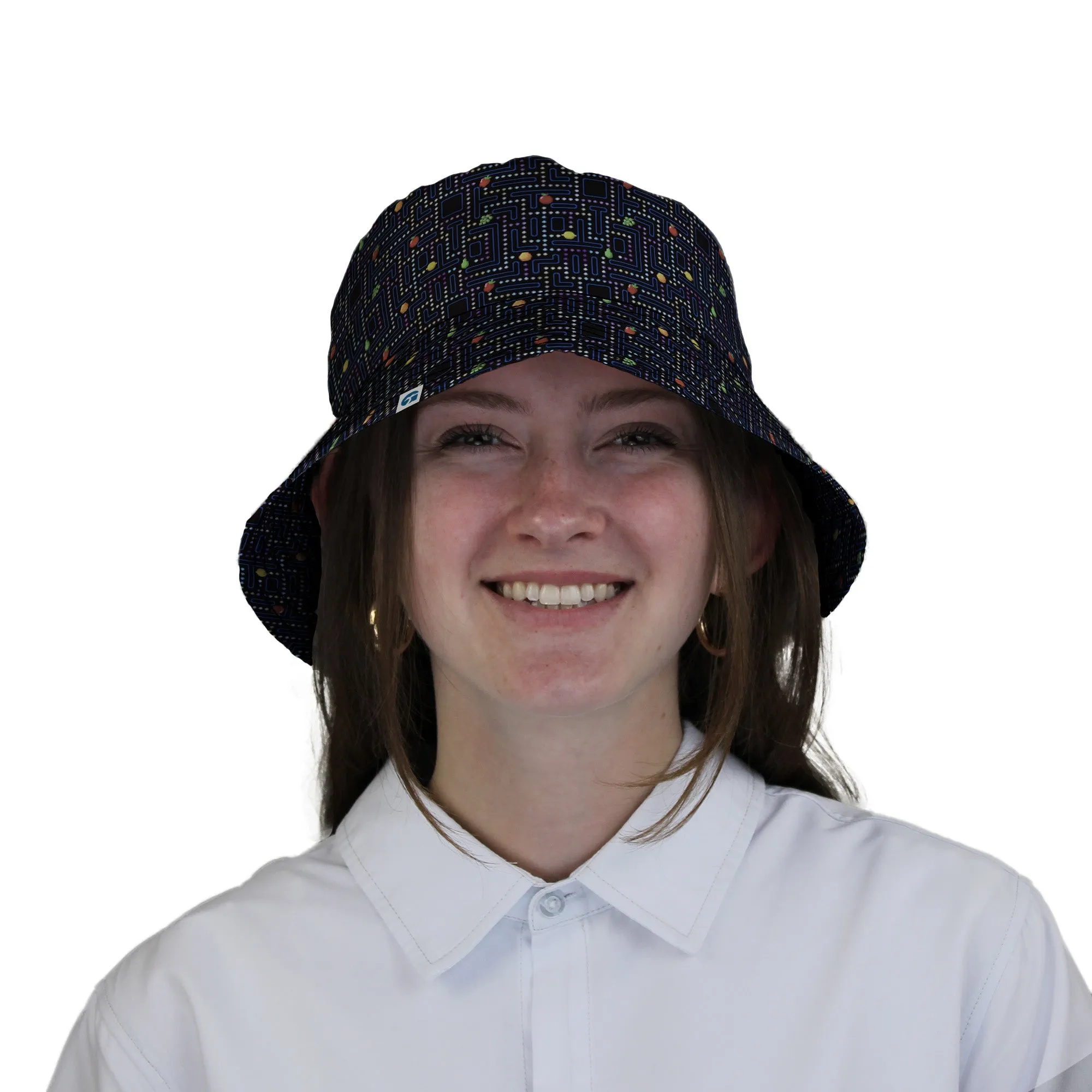 Maze Muncher Arcade Game Bucket Hat