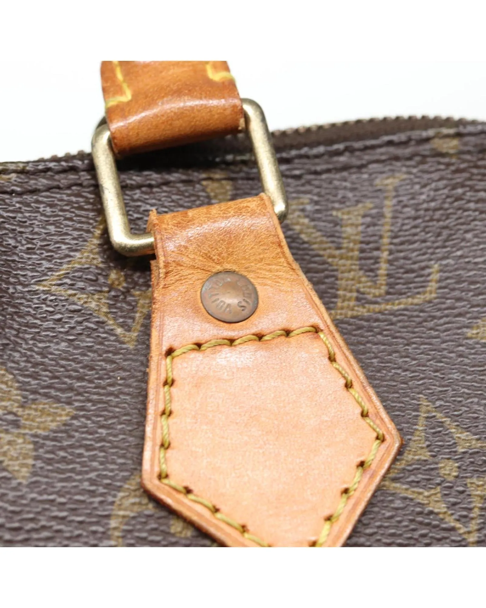 Monogram Canvas Alma Handbag with Classic Design