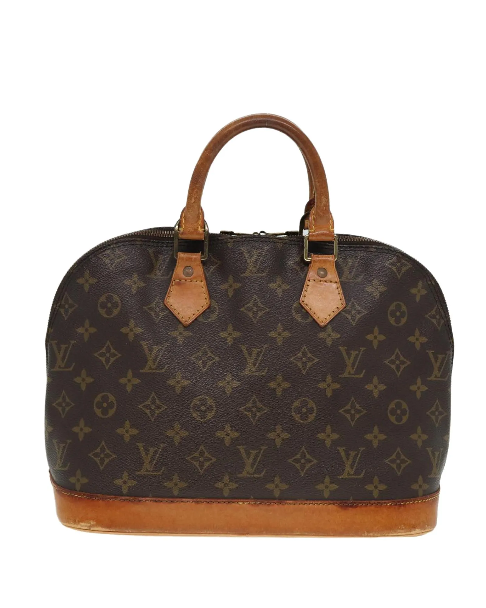 Monogram Canvas Alma Handbag with Classic Design