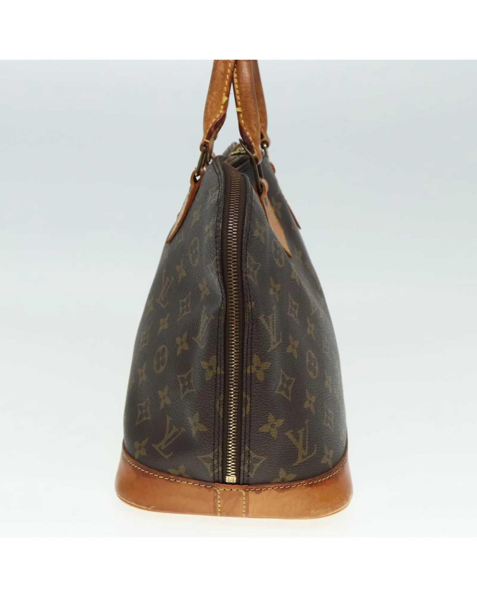 Monogram Canvas Alma Handbag with Classic Design