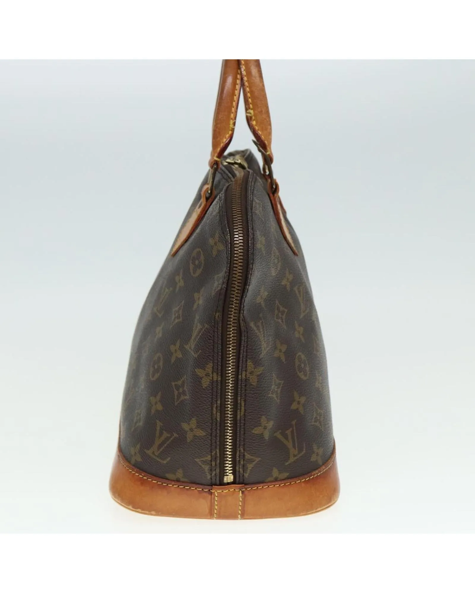 Monogram Canvas Alma Handbag with Classic Design