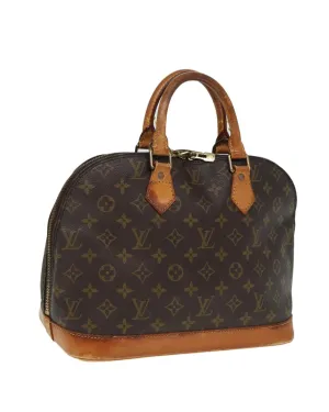 Monogram Canvas Alma Handbag with Classic Design