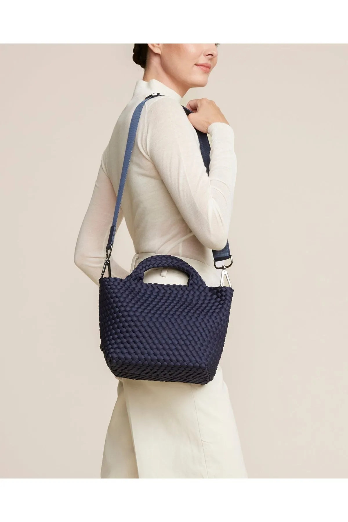 NAGHEDI St. Barth's Small Solid Bag SN0140 | Ink Blue