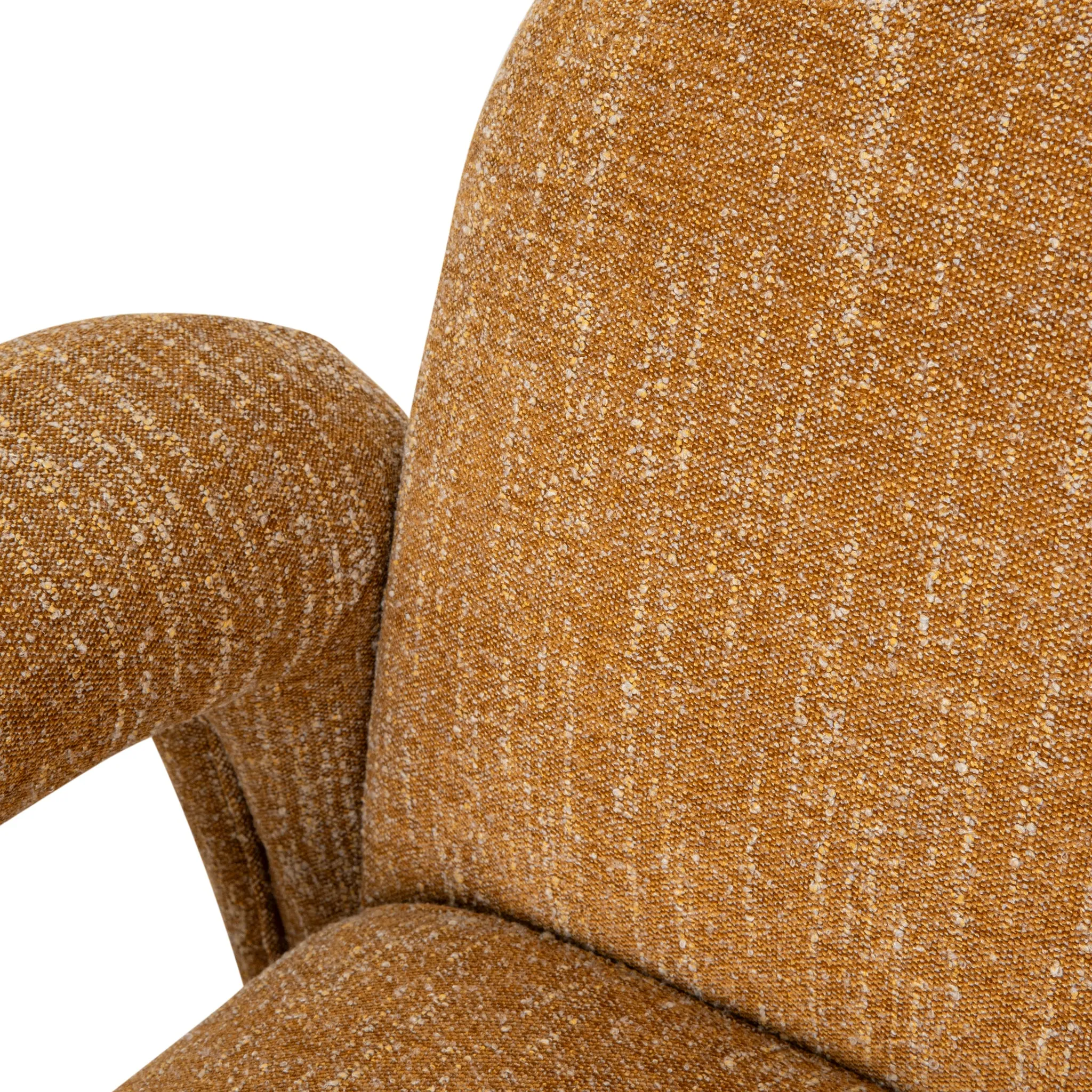 Nico Fabric Armchair - Ginger Brown