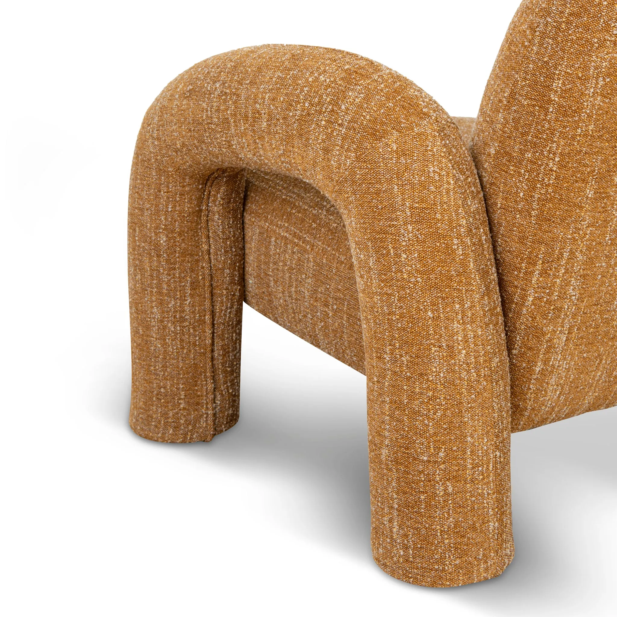 Nico Fabric Armchair - Ginger Brown