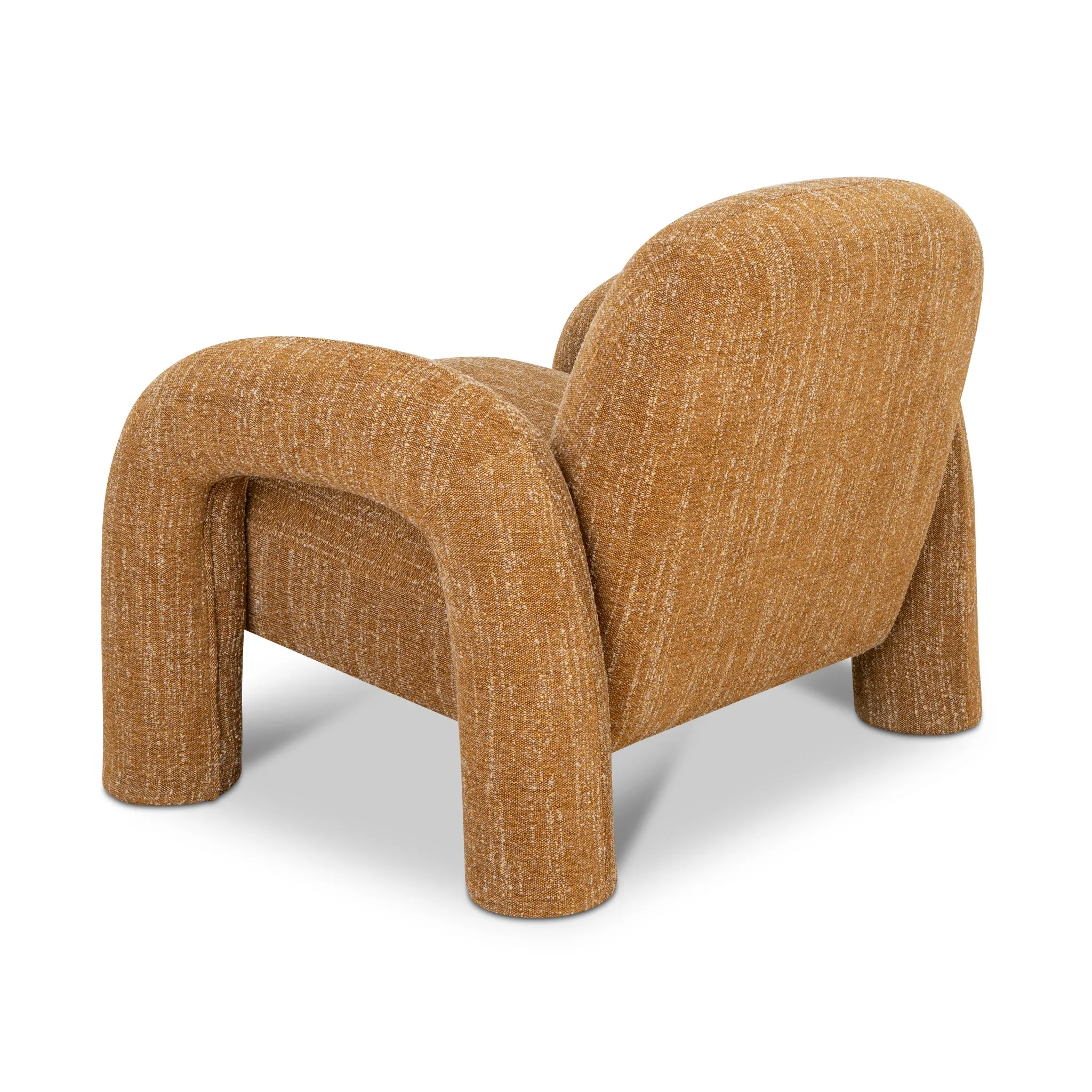 Nico Fabric Armchair - Ginger Brown