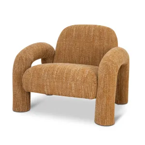 Nico Fabric Armchair - Ginger Brown