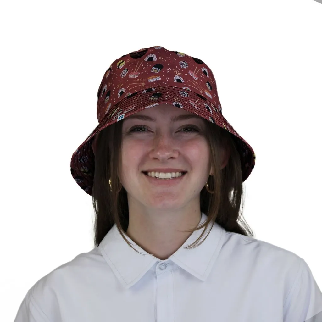 OÌishi Sushi Red Bucket Hat