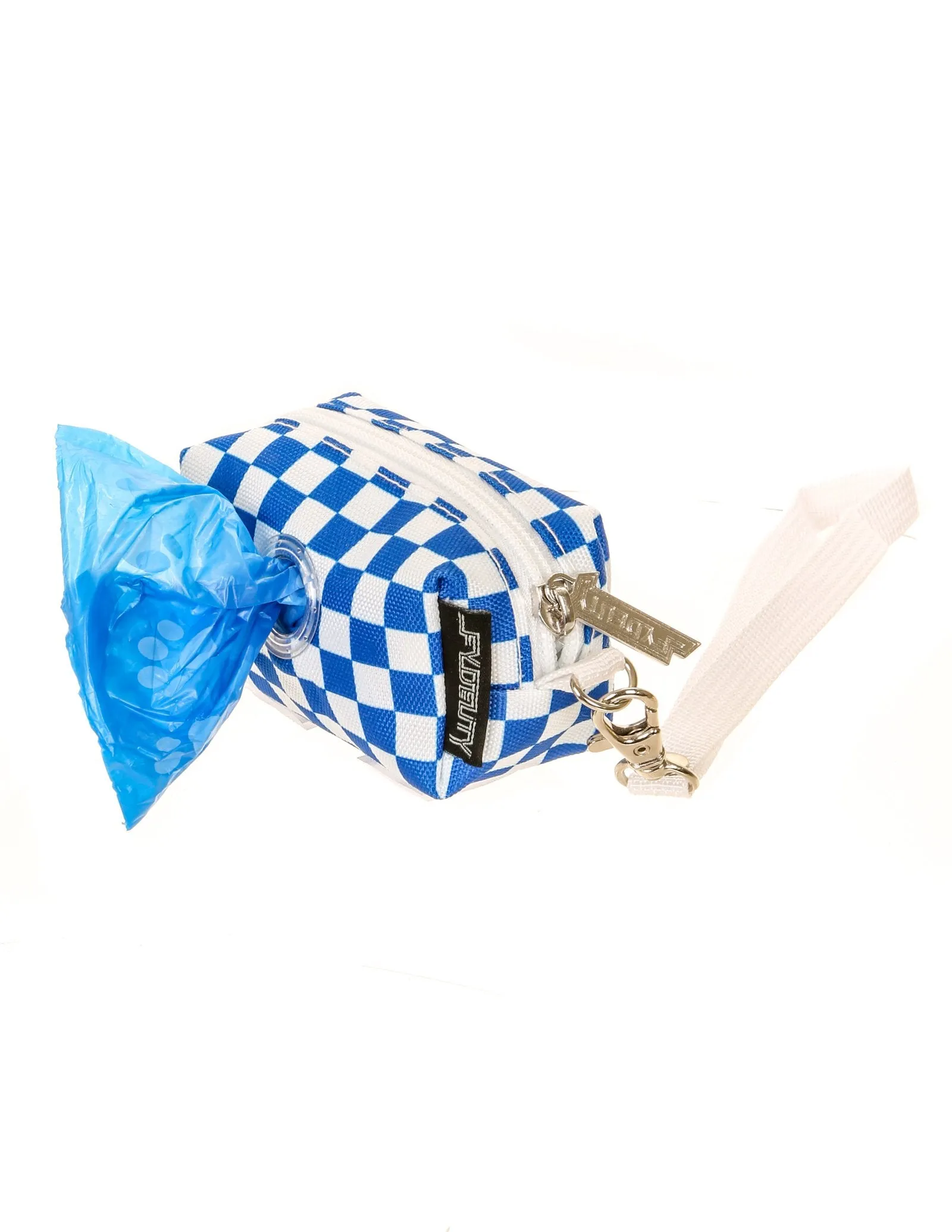 poopyCUTE | Cute Poop Bag Holder | INDY Check Cyan