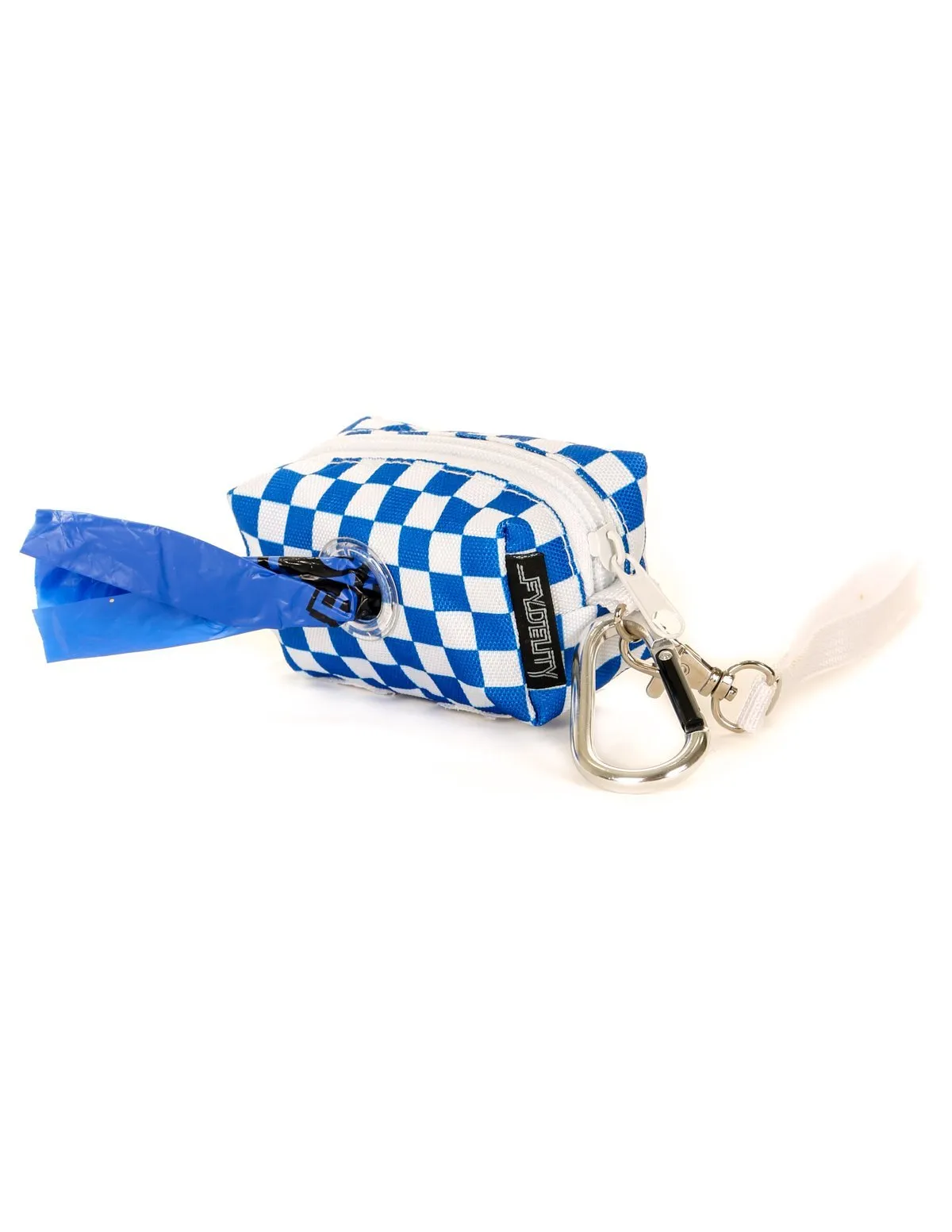 poopyCUTE | Cute Poop Bag Holder | INDY Check Cyan
