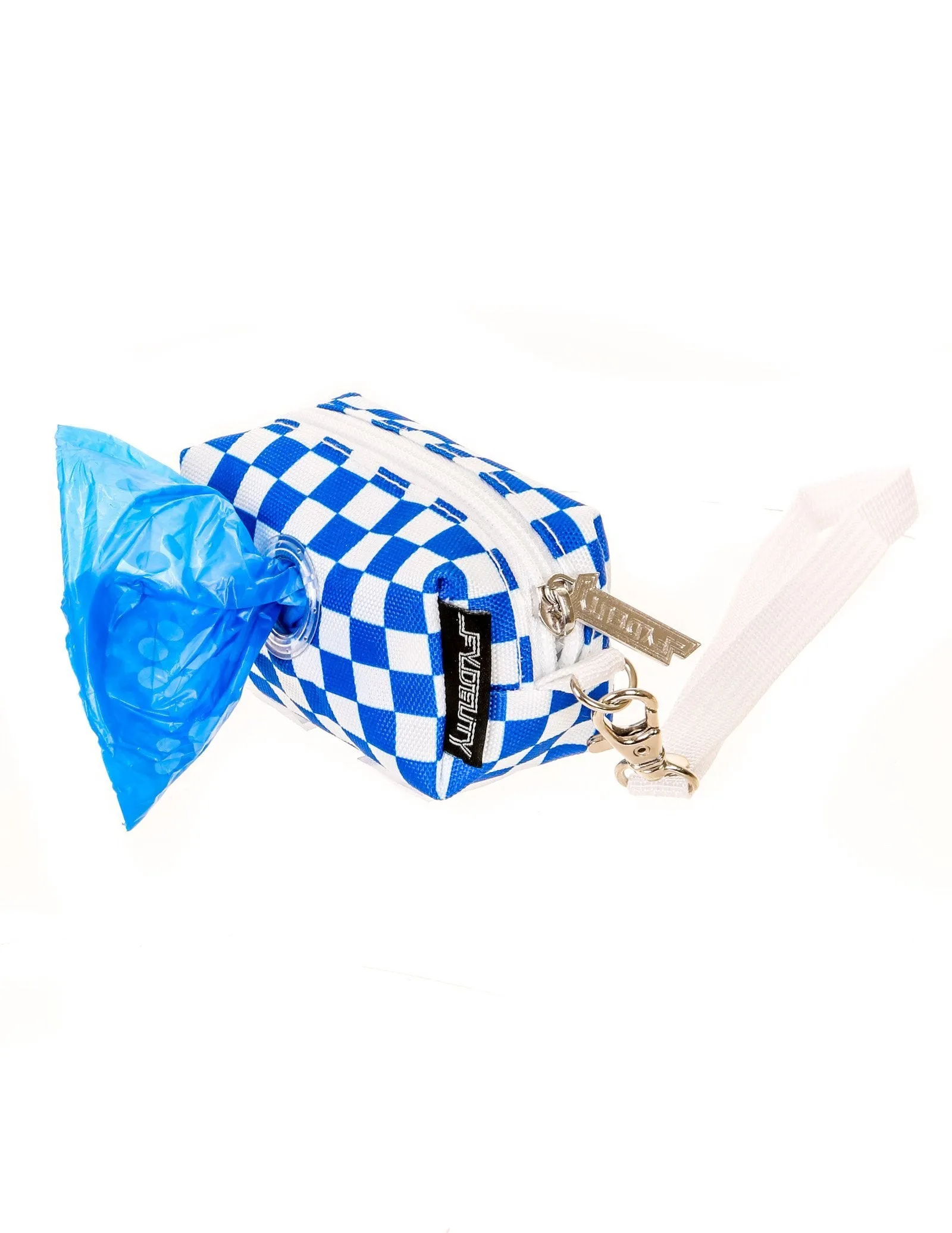poopyCUTE | Cute Poop Bag Holder | INDY Check Cyan