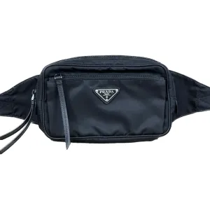 Prada Re-Nylon and Saffiano Leather Belt Bag