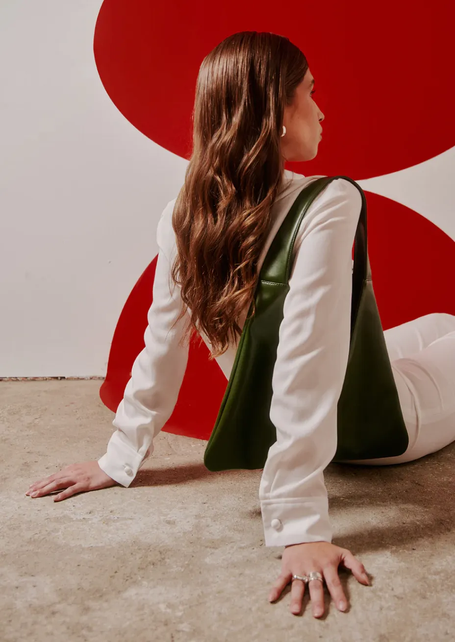 PRE ORDER Agave Triangular Tote | Green