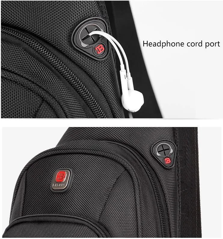 Premium Waterproof Nylon Crossbody/Sling Bag