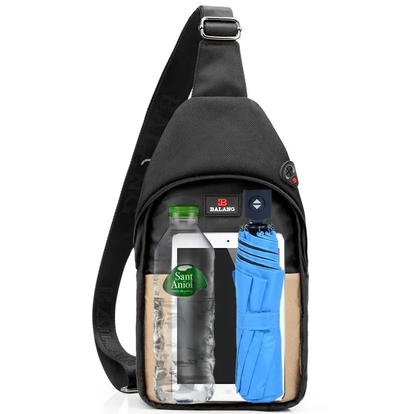 Premium Waterproof Nylon Crossbody/Sling Bag