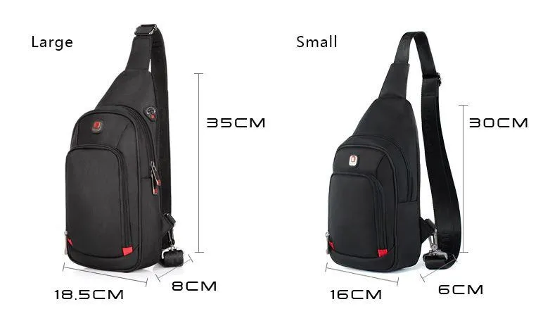 Premium Waterproof Nylon Crossbody/Sling Bag