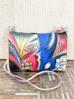 Small Crossbody Shoulder Bag, Blue Fusion