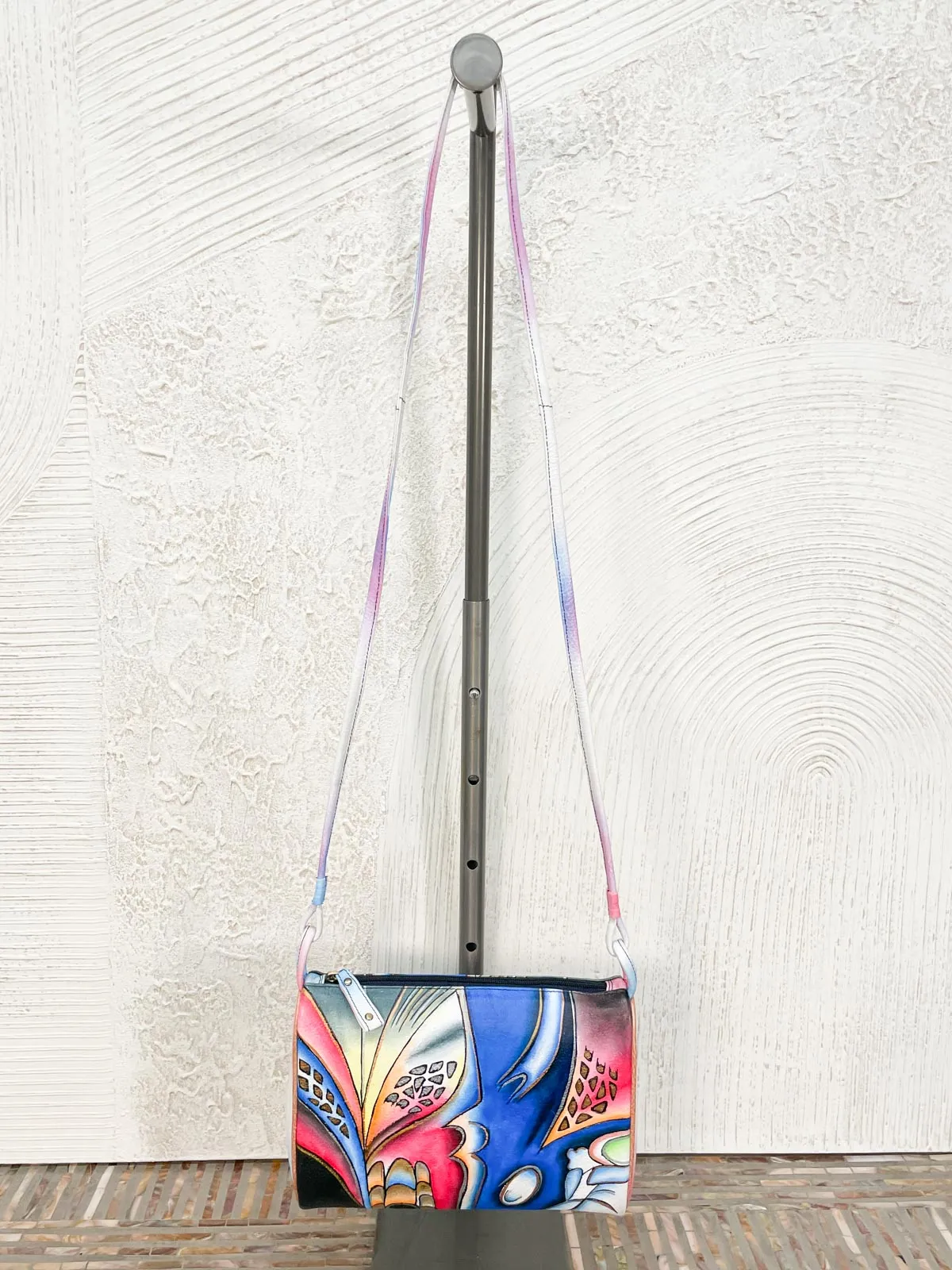 Small Crossbody Shoulder Bag, Blue Fusion