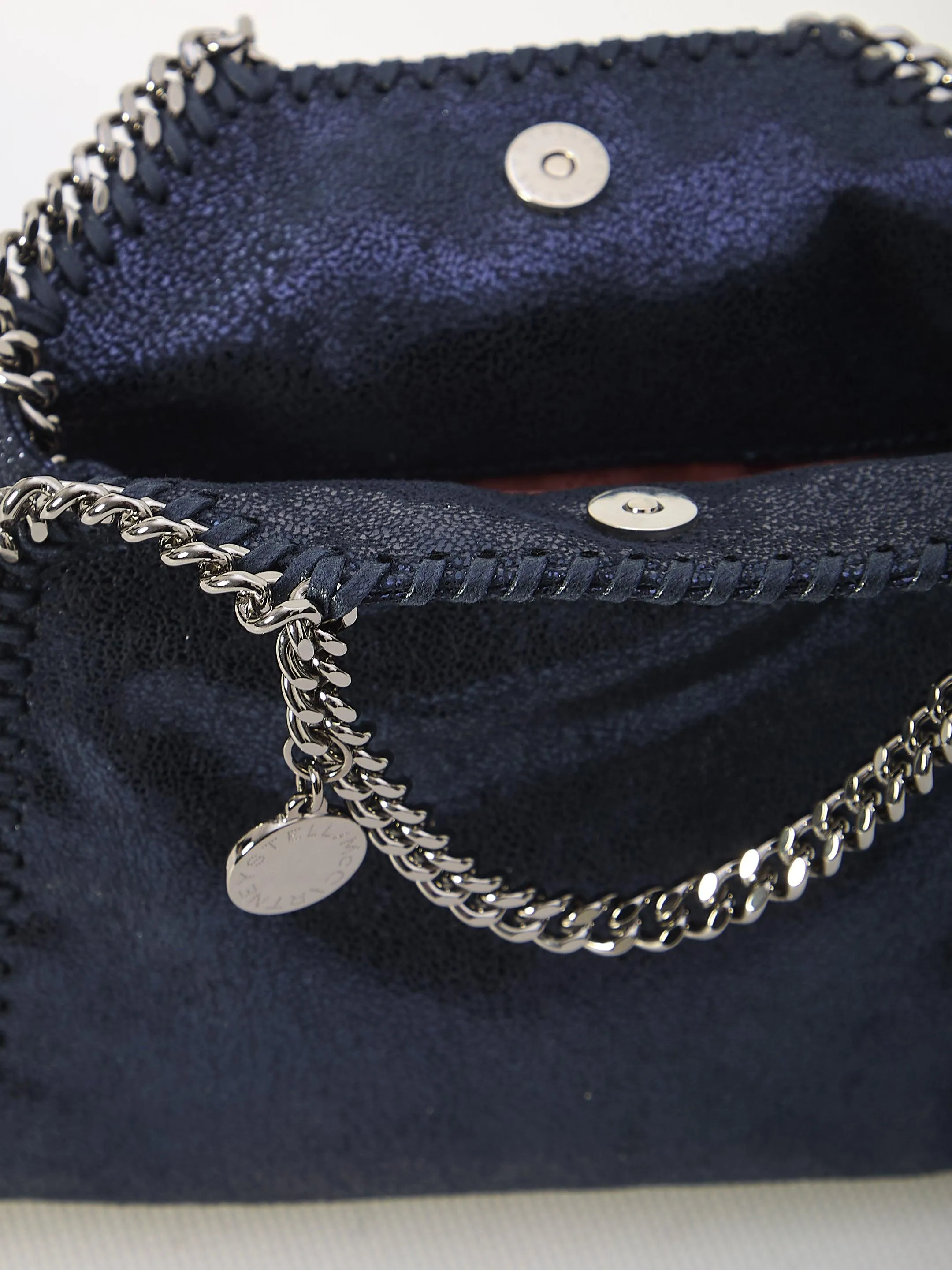 Stella Mccartney Falabella Micro Tote Bag in Navy
