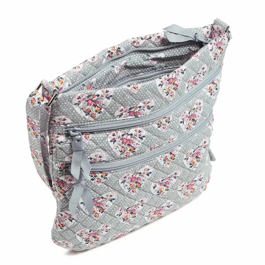 Triple Zip Hipster Crossbody Bag - Mon Amour Gray