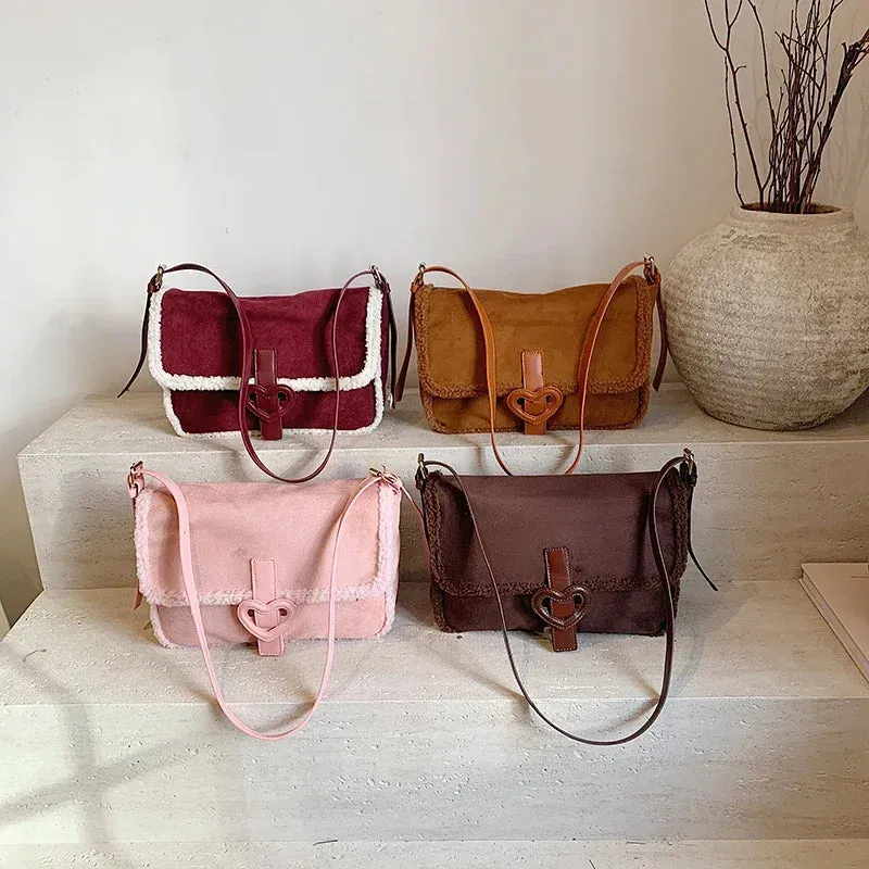 UAKISS  -  2024 Winter Y2K Retro Design Small PU Leather Flap Bag Women Fashion Handbags and Purses Shoulder Bag Y2K Crossbody Bag