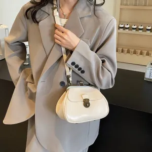 UAKISS  -  Chinese Style Retro PU Leather Small Shoulder Bags for Women 2024 Female Crossbody Pinch Bag Handbags and Purses