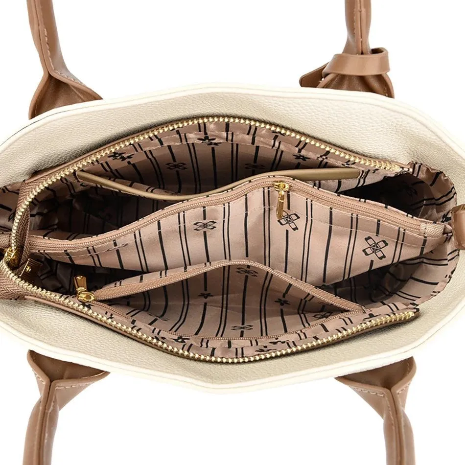 Woman Tote Handbags Small Leather Multifunction Zipper Crossbody Purses