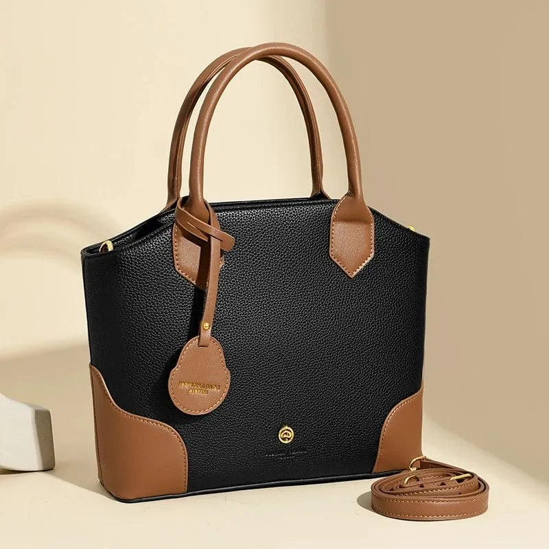 Woman Tote Handbags Small Leather Multifunction Zipper Crossbody Purses