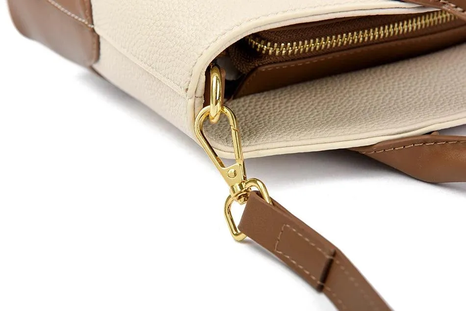 Woman Tote Handbags Small Leather Multifunction Zipper Crossbody Purses