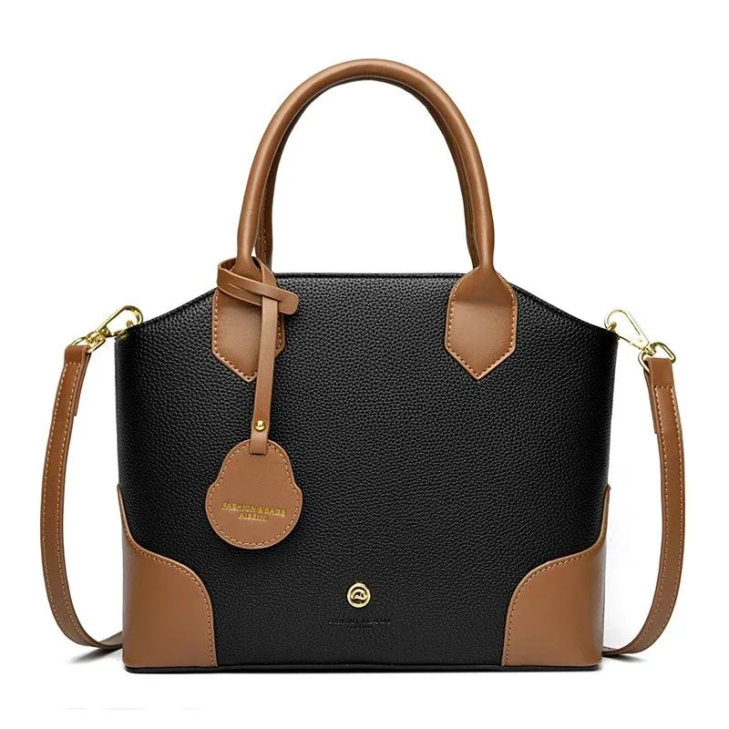 Woman Tote Handbags Small Leather Multifunction Zipper Crossbody Purses