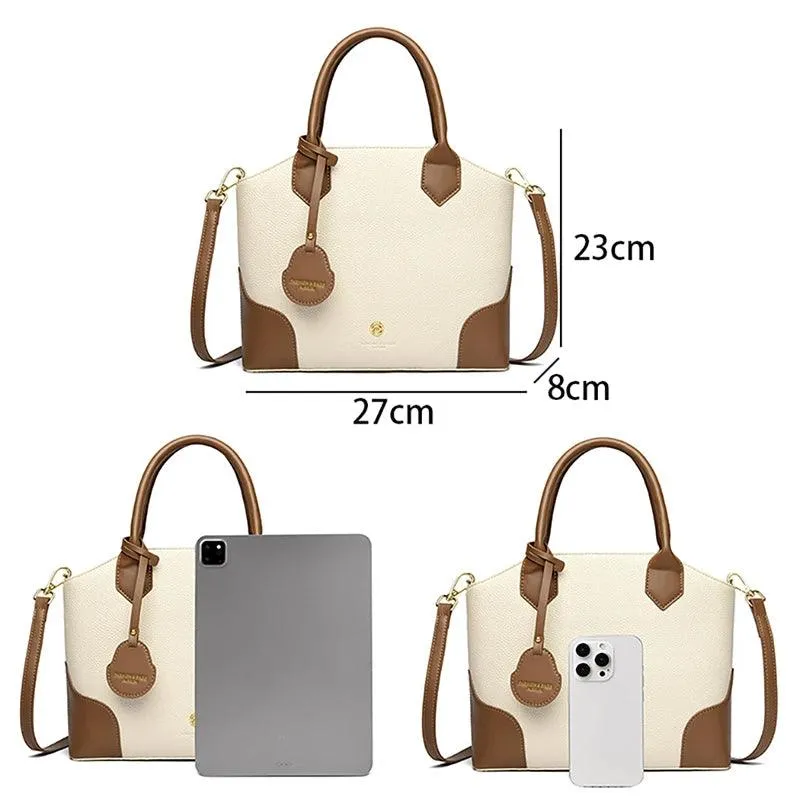 Woman Tote Handbags Small Leather Multifunction Zipper Crossbody Purses