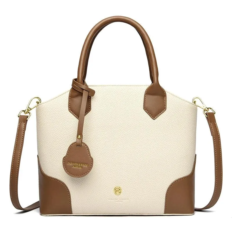 Woman Tote Handbags Small Leather Multifunction Zipper Crossbody Purses